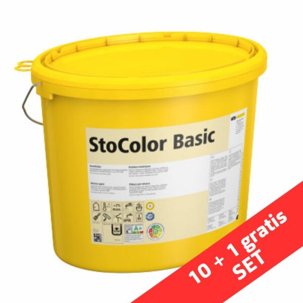 StoColor Basic weiß 10+1 gratis 15l Set