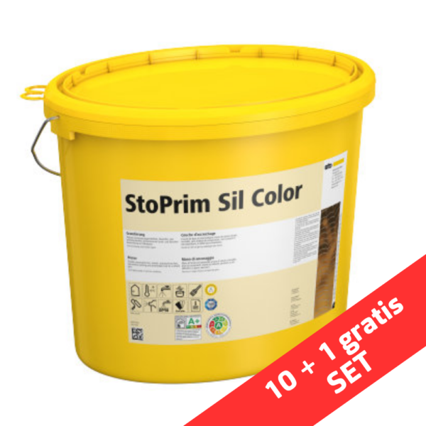StoPrim Sil Color weiß 10+1 gratis 15l Set